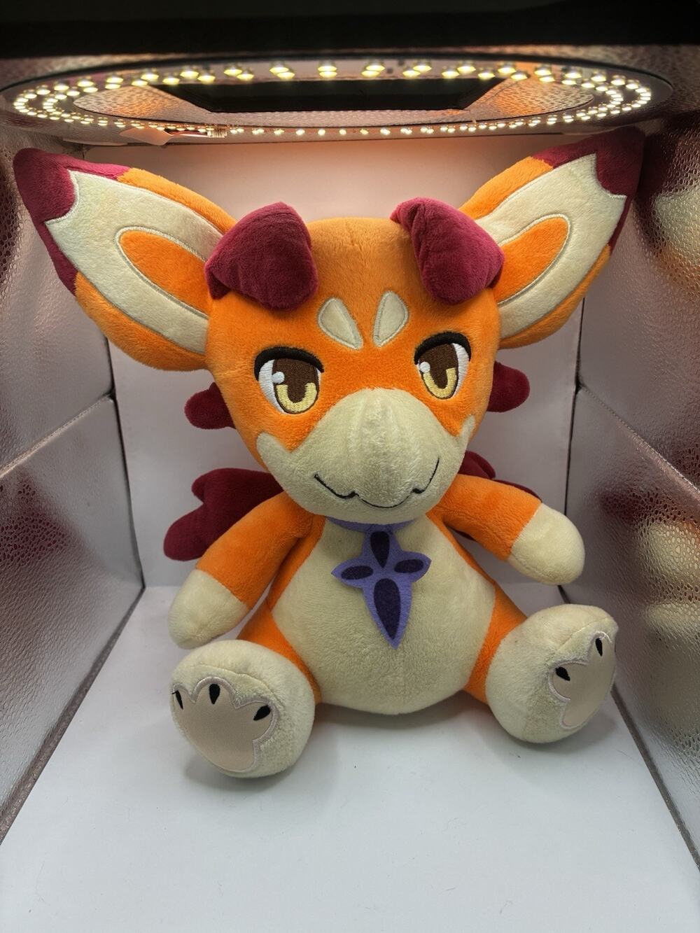 Taito Granblue Fantasy Vee Vym 11” Plush Prize Only Cygames Orange Dragon Anime